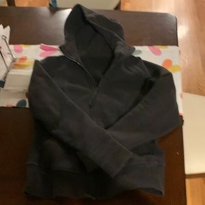 Lululemon black Scuba sweatshirt.